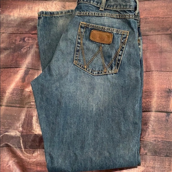 retro wrangler jeans mens